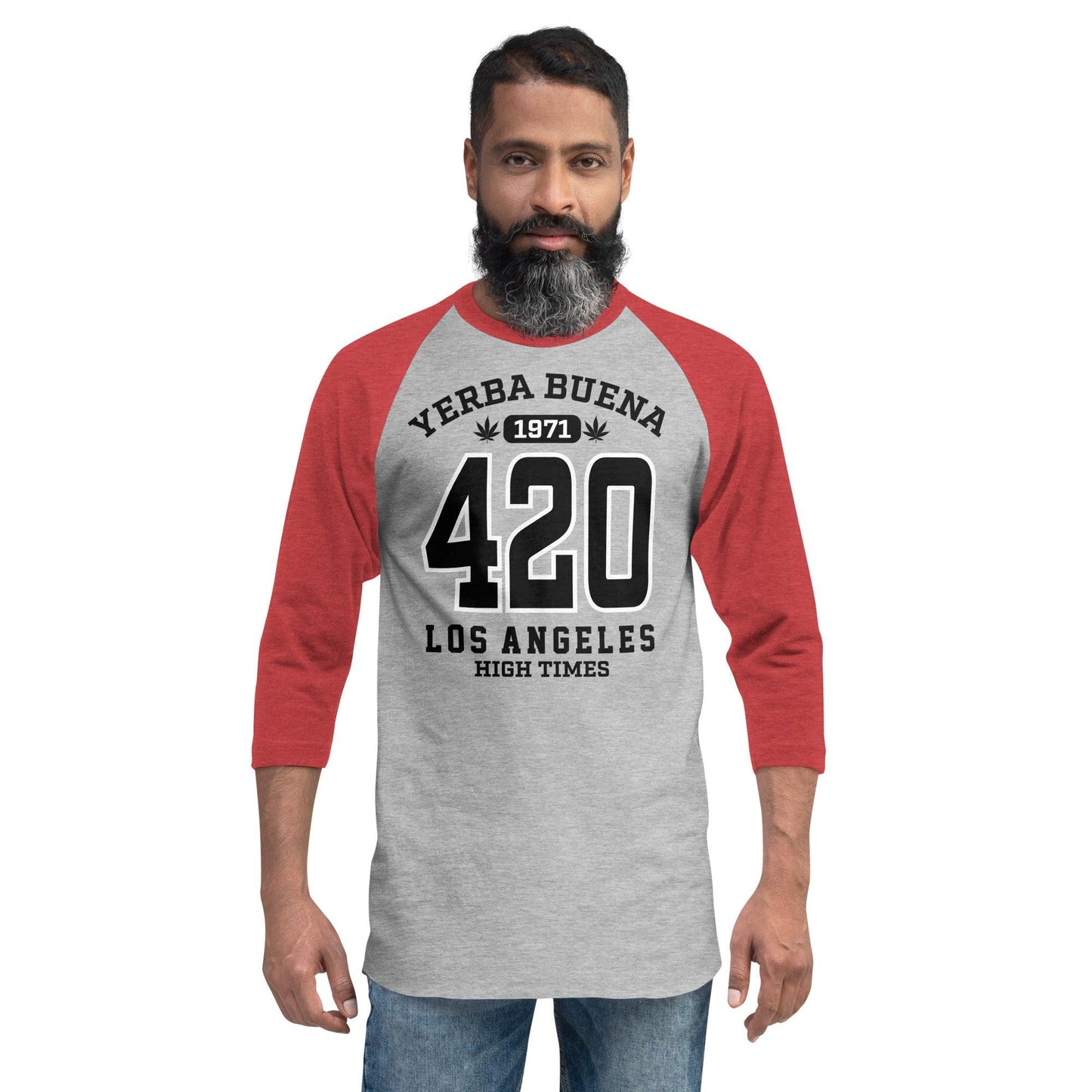 Yerba Buena 3/4 sleeve raglan shirt - Lo Nuestro Apparel Co.