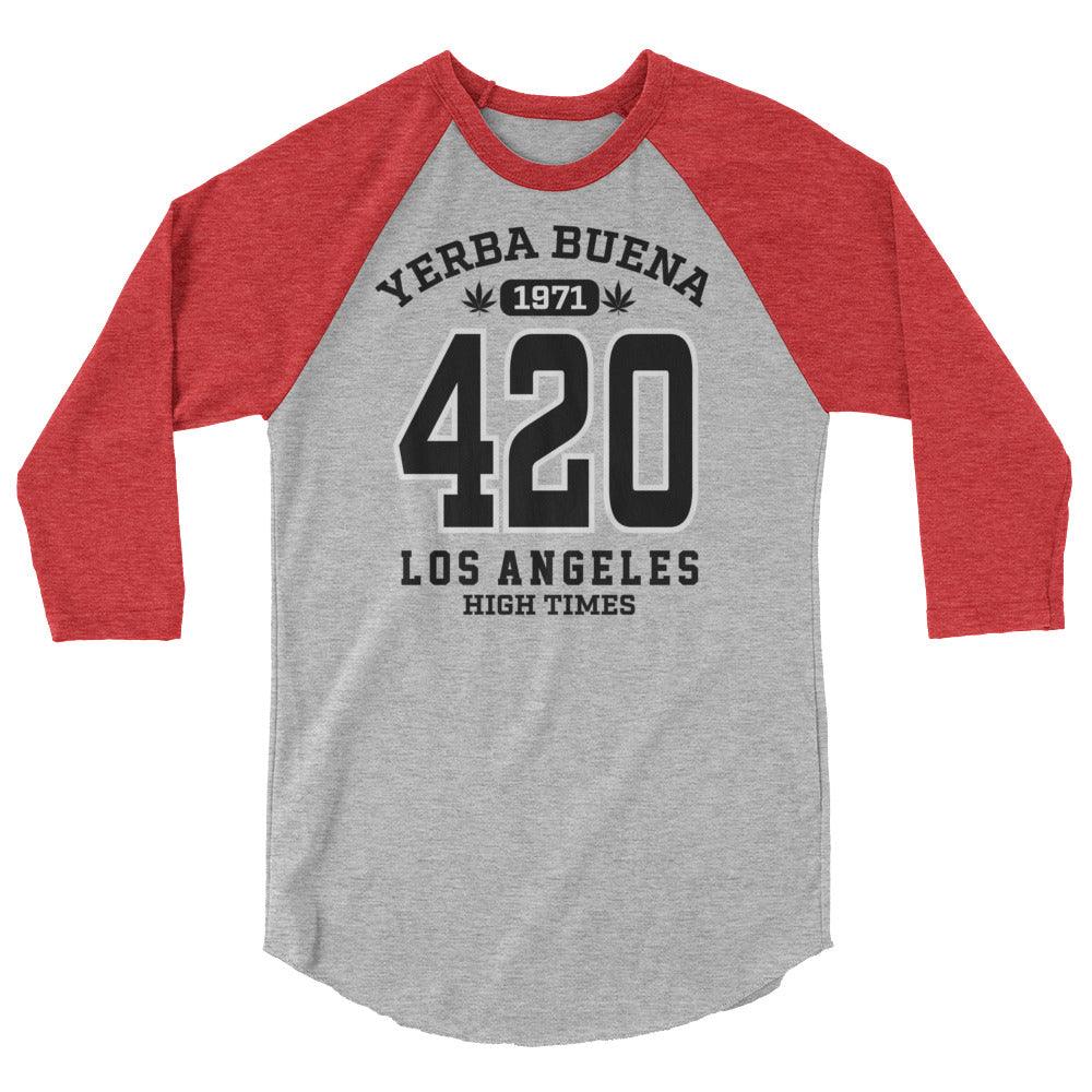 Yerba Buena 3/4 sleeve raglan shirt - Lo Nuestro Apparel Co.