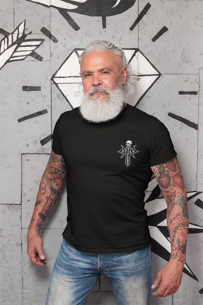 Model wearing the "Stilo Viclero" T-shirt to show the relaxed fit and comfortable style.