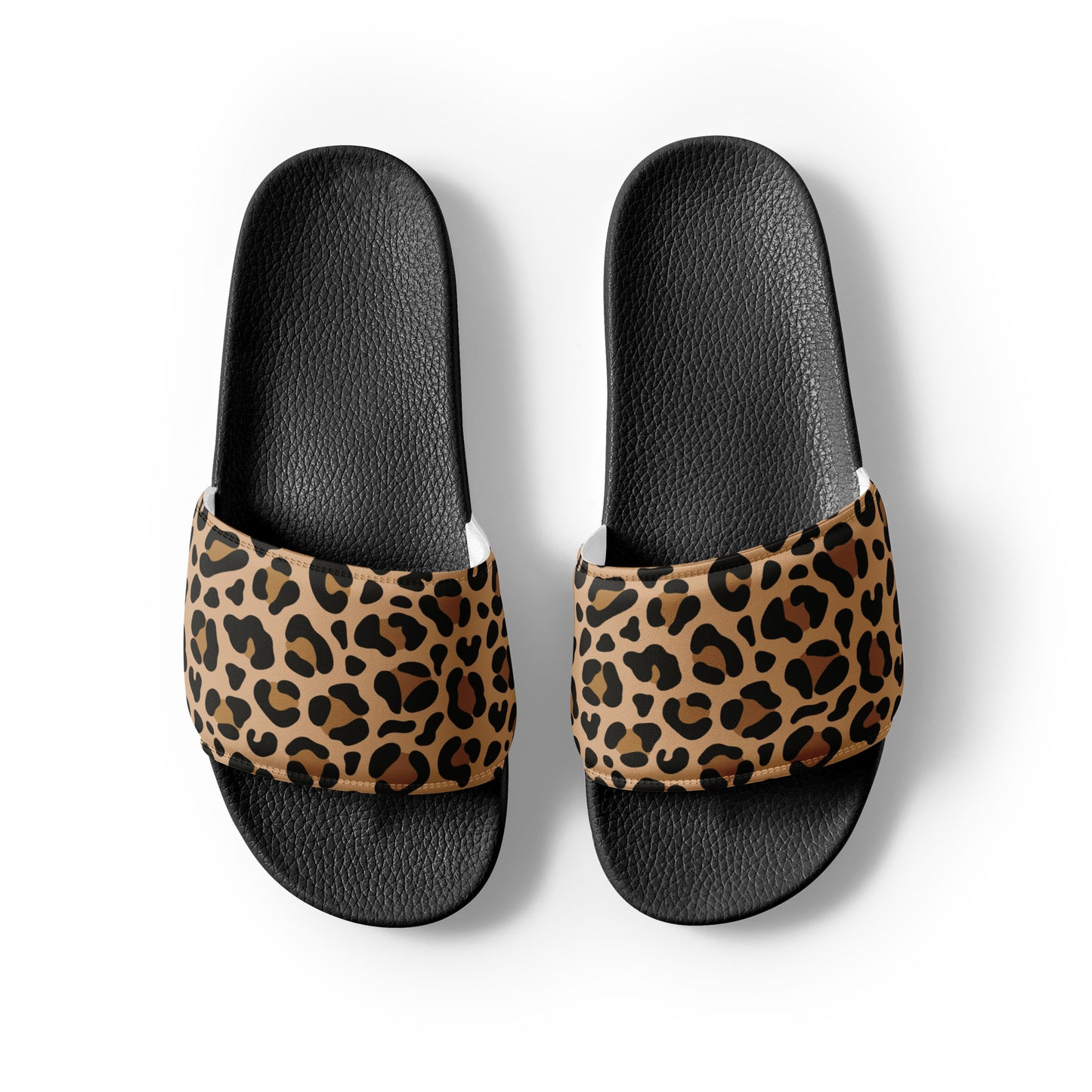 Women's Leopard Print Slides - Trendy and Comfortable Slip-Ons